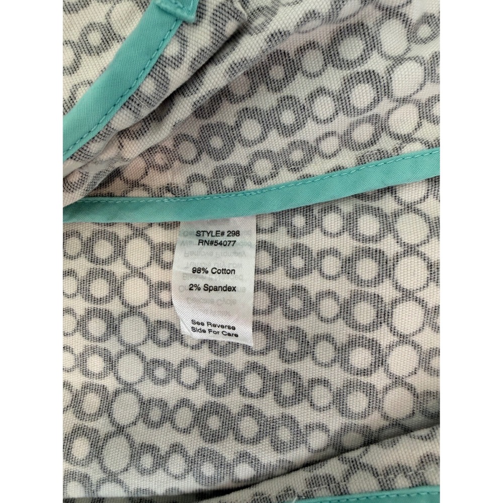 Cabi Black White Geometric Circle Print Cotton Blazer Jacket Womens Size 4 - Picture 5 of 5